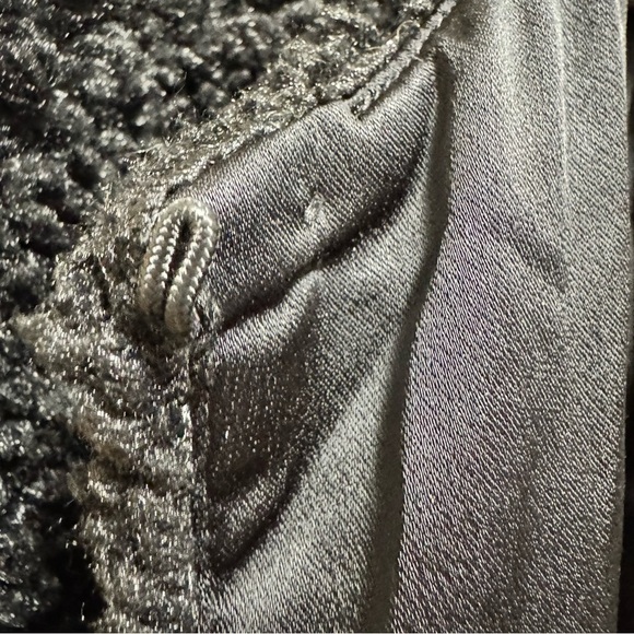 Aritzia Wilfred Black Laboratoire Teddy Sherpa Coat Size Small Oversized - Picture 12 of 16